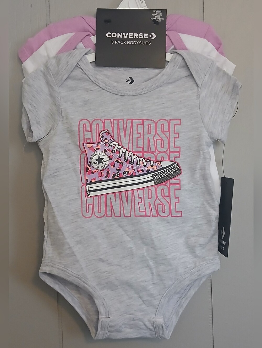 Converse Nwt Girls 6 Months Bodysuits